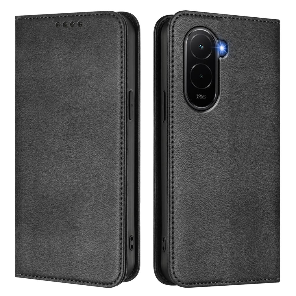 Для Xiaomi Poco M7 Plus 5G/M7 4G (169 мм) Чехлы-кошельки с ретро-текстурой, блокирующие RFID, кожаный чехол для телефона