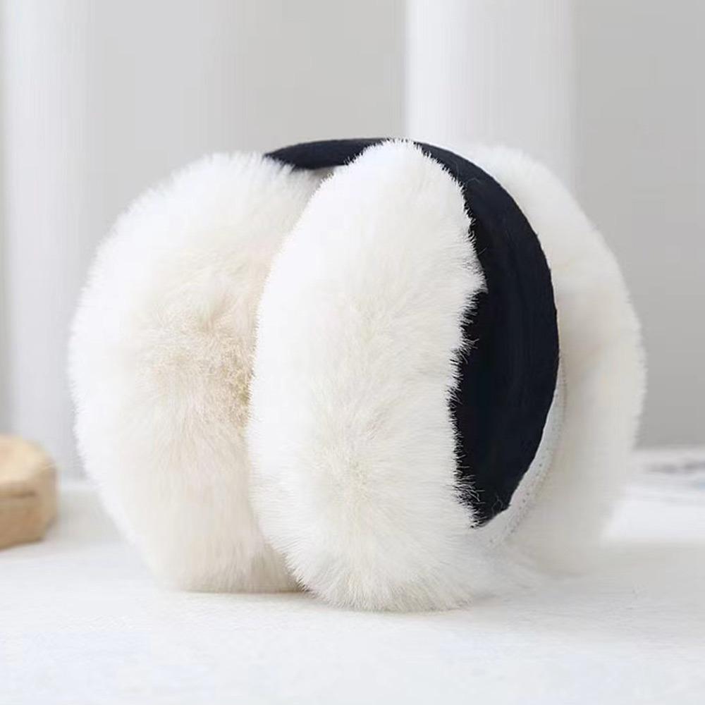 Тепловые вкладыши из кроличьего меха Складные грелки для ушей Милые Защищающие уши Студенты
