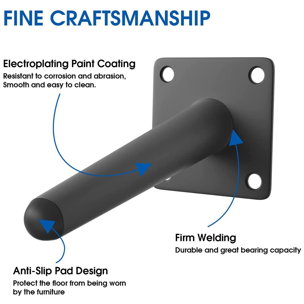 Современный стиль косые металлические ножки для мебели в качестве замены для дивана, журнального столика, стула, подставки для телевизора, ножки шкафа 2/4 шт.