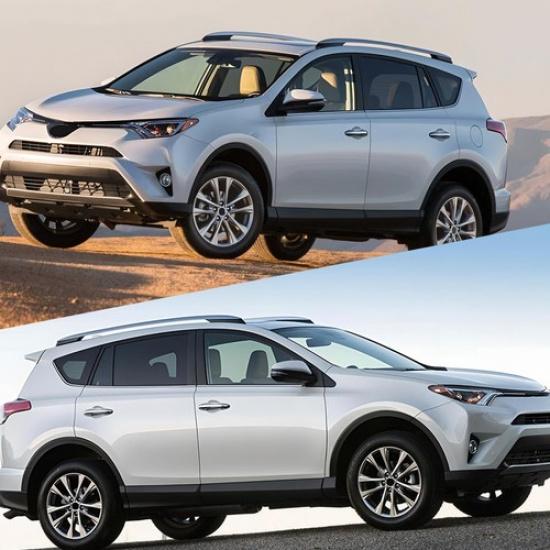 Комплект накладок на стойки B для отделки окон дверей для Toyota RAV4 EV 2013 2014 2015-2018