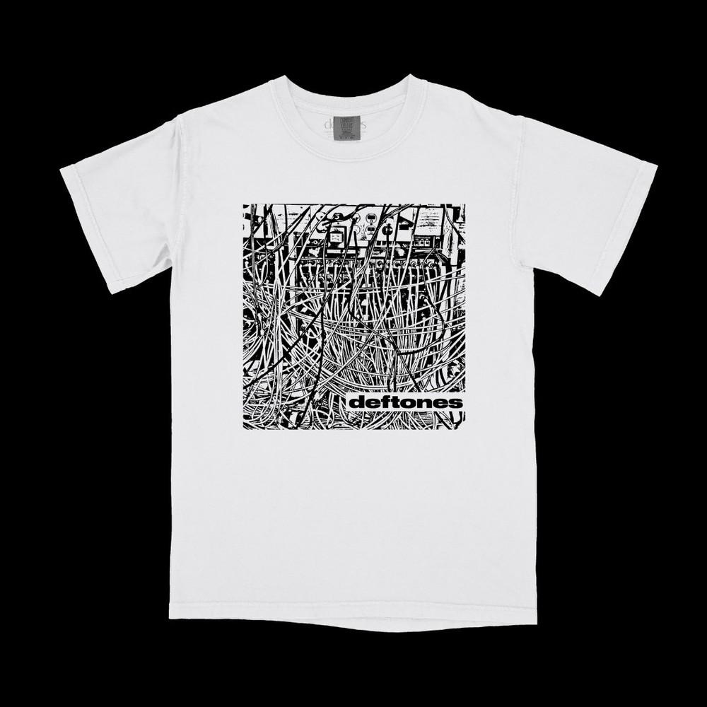 Футболка Deftones Wires Унисекс Размер S-5XL Бренд Comfort Colors Унисекс Футболка