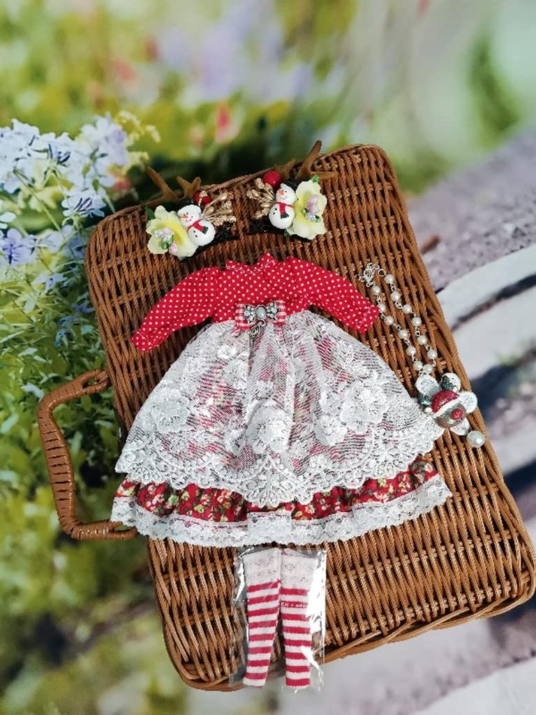 Костюм Блит Обицу 24 Azone General Doll Одежда с украшением в виде рогов Платье Licca-chan