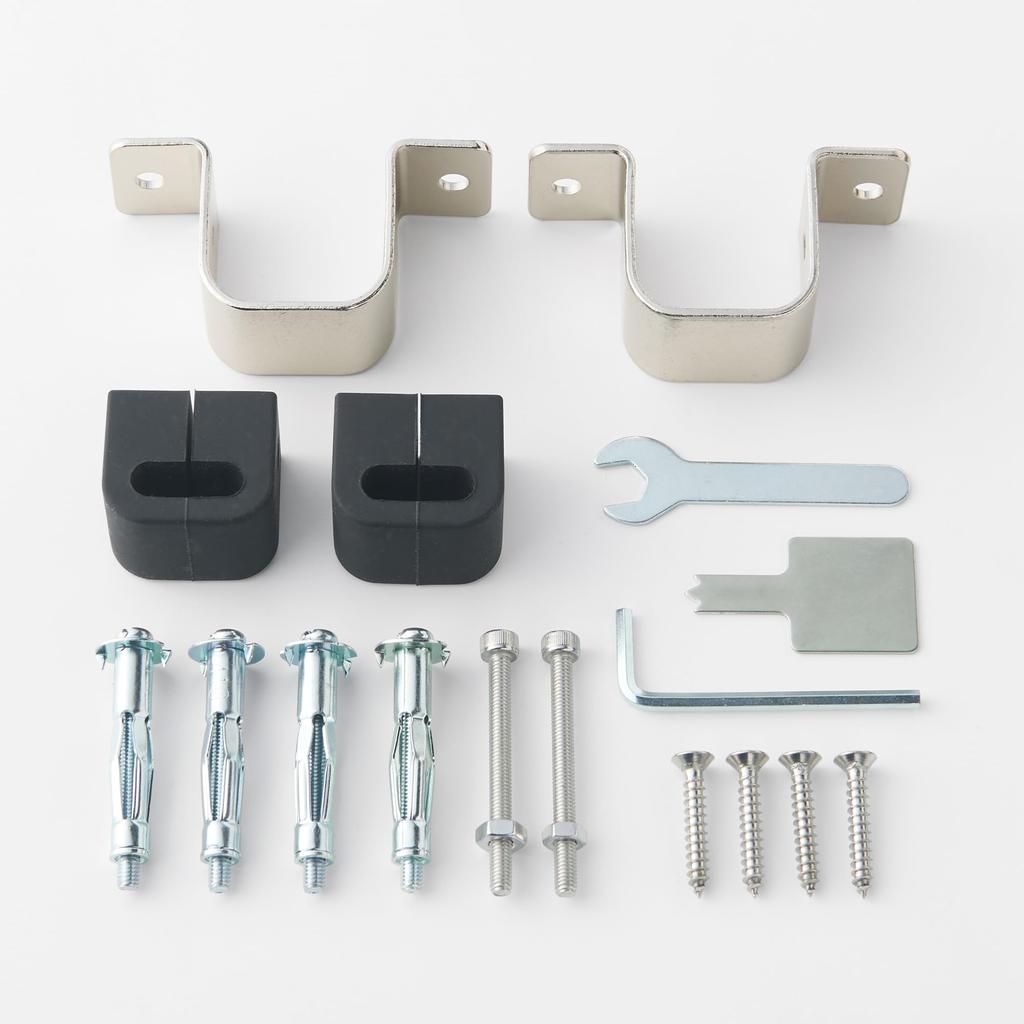 Кронштейны MUJI для модульного стеллажа KEB95A8A, сейсмостойкие полки, 2 шт.