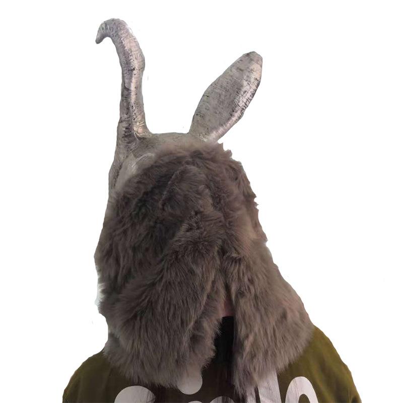 Halloween dance party funny and scary props Ghost Rabbit Frank Rabbit Latex Mask