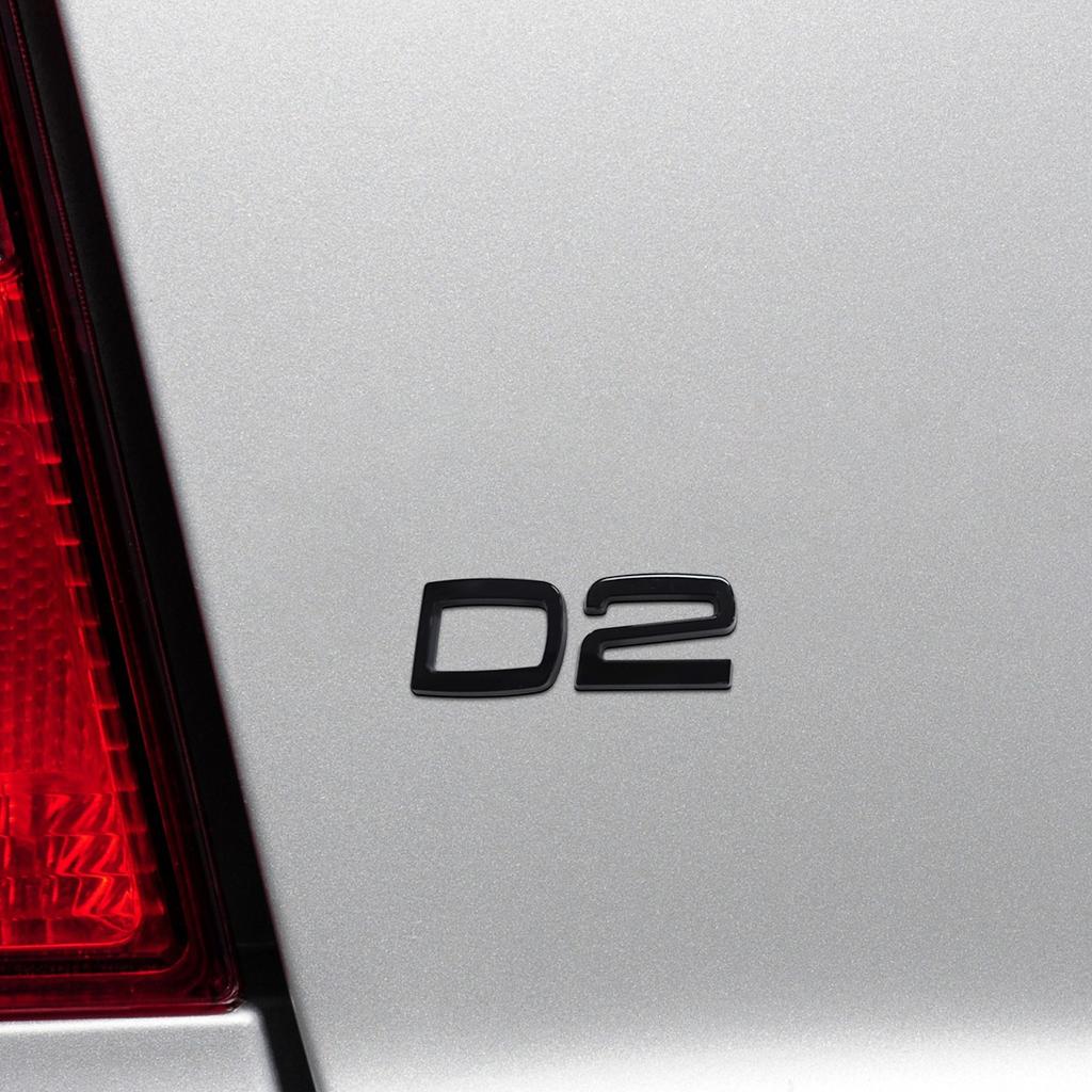 3D ABS Letters Decals for For Volvo D2 D3 D4 D5 D6 D7 D8  Car Rear Trunk Tailgate Side Fender Badge Emblem Sticker Decoration