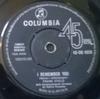 7inch Record FRANK IFIELD - I Remember You DB4856 Columbia UK Rock Used