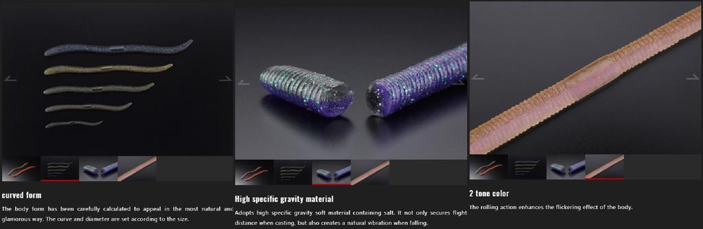 Jackall Мягкая приманка Flick Shake Worm 2,8 дюйма зеленая тыква перец (5350)