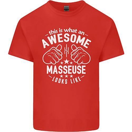 This Is What an Awesome Masseuse Looks Like Unisexs Cotton TShirt Tee Top