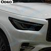 Для Infiniti Q60 Q70 QX60 QX30 QX50 QX80 Q50 Автомобильная Защитная Пленка на Фары Прозрачная Черная TPU Защитная