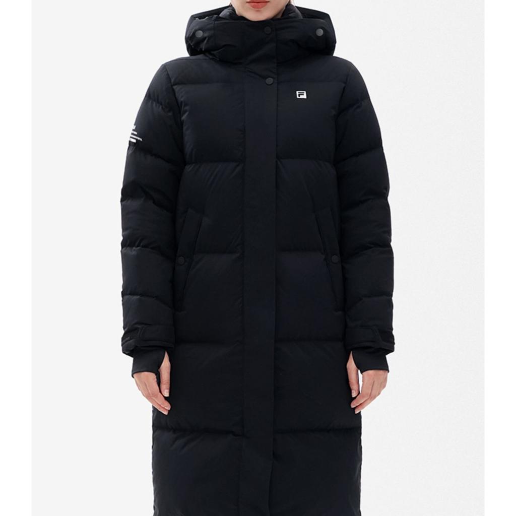 New FILA Athletics Down Jacket Women's Pitch Black A11W242908F-BK