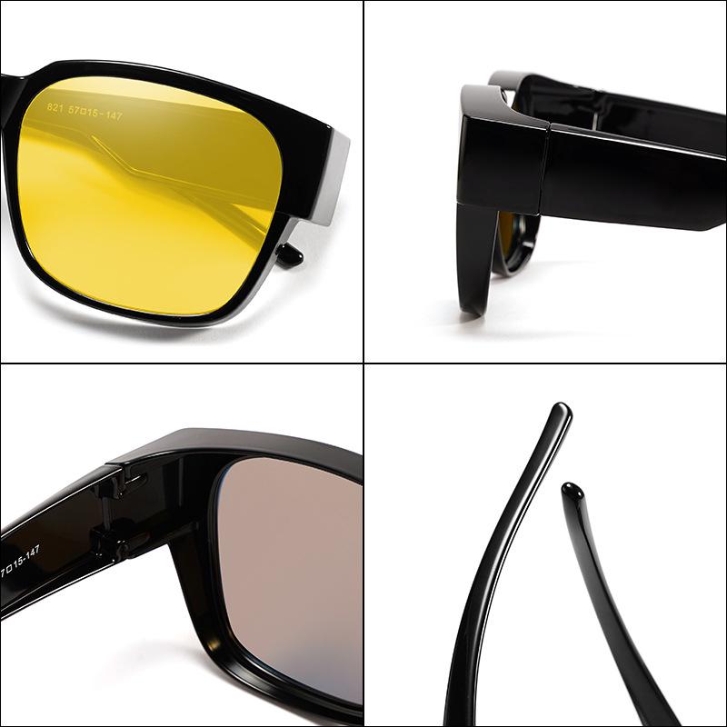 Набор солнцезащитных очков премиум-класса с поляризацией: Мужские очки для ночного видения и женские очки с защитой от синего света