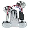 12V/24V 110dB with Wires and Relay Hooter Car Air Horn Set For Motorcycle Boat Truck Super Loud Electric Speaker Dual Trumpets
