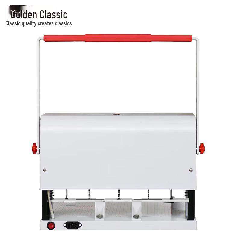 GOLDEN GD-N6103 Three-Hole File Binding Machine with Threading Platform CN plug (adapter included)