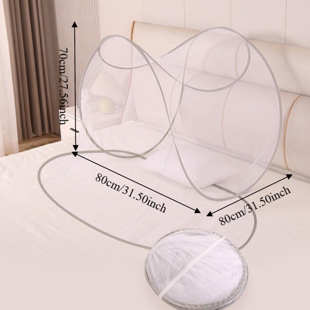 Foldable Mosquito-Proof Net Adjustable Mosquito Net Stand Portable Face Head Mosquito Net Camping