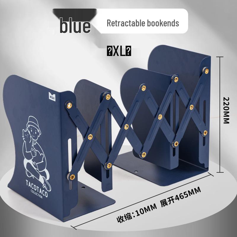 Mai & TACOTACO Adjustable Desktop Organizer Bookends with Dividers