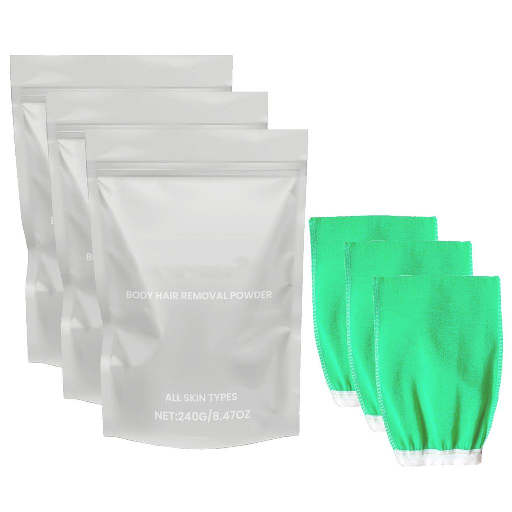 Порошок для удаления волос на теле, порошок для удаления волос для женщин и мужчин, натуральные ингредиенты, не стимулирует