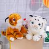 Large Plush Simulation Tiger Pillow for Children – Little Tiger Doll Zoo Gift