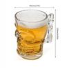 400ml Bar Cup Skull Cross Bowl Beer Glass Glass Crystal Skull Head Cups Cup For Whisky Vodka Bar Club Drink | Beer Cups