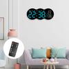 Digital Wall Clock LED Alarm Clock Hanging or Standing Multipurpose with Night