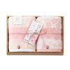 Stylem Imabari Sakura Face Gift Set of 34 X 75 Sakura Made In Japan Takisada-Osaka Towels, Mon-ori (Crested Woven) Towels, 2, Cm, Dyed,