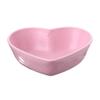 xgnvpy Wheat straw love seasoning dish Creative soy sauce dish Kitchen plastic small bowl delicate and cute