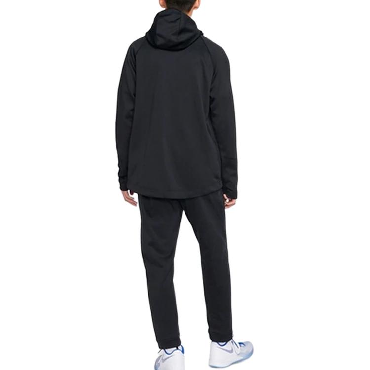 Nike Мужской пуловер с капюшоном Therma Fleece, черный CV4680-010