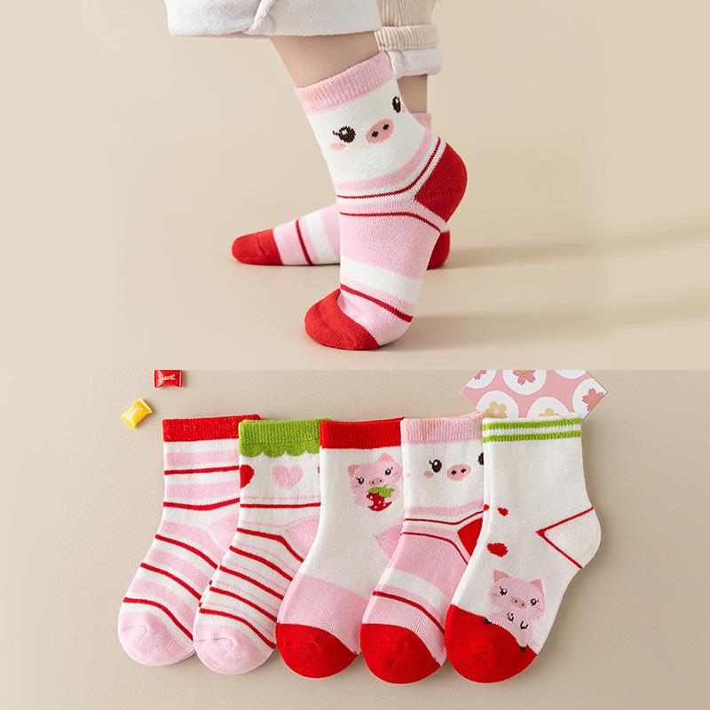 Детские носки среднего размера Love Terry Socks, ветрозащитные, теплые, износостойкие, универсальные, принцесса