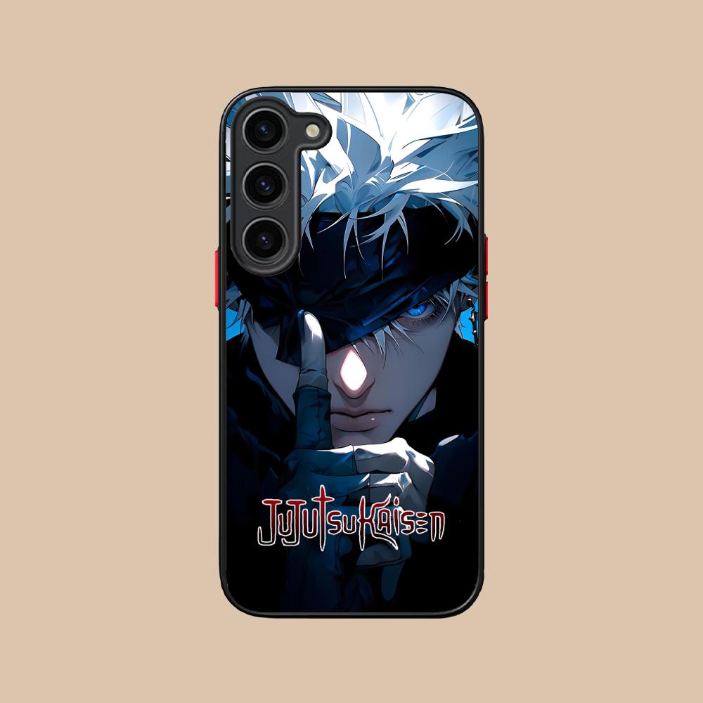 Чехол для мобильного телефона из силикона Jujutsu Kaisen Сатору Годжо для Samsung Galaxy S26 S25 S24 S23 S22 S21 Plus FE Ultra Цветная крышка