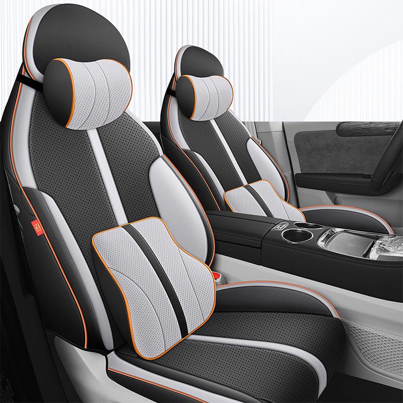 Leapmotor C11 All-Season Leather Car Seat Cover - Universal Full Coverage Cushion.