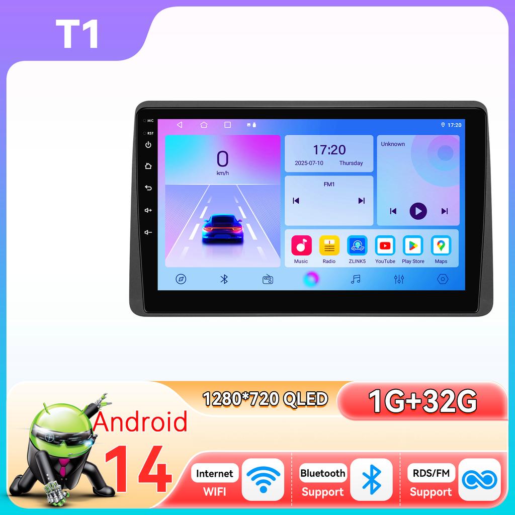 Hizpo Мультимедийный плеер Snapdragon Android для Renault Duster HM 2 II 2020-2021 Arkana 1 I 2019-2021 Авто Carplay Стерео Интеллектуальный Экран GPS