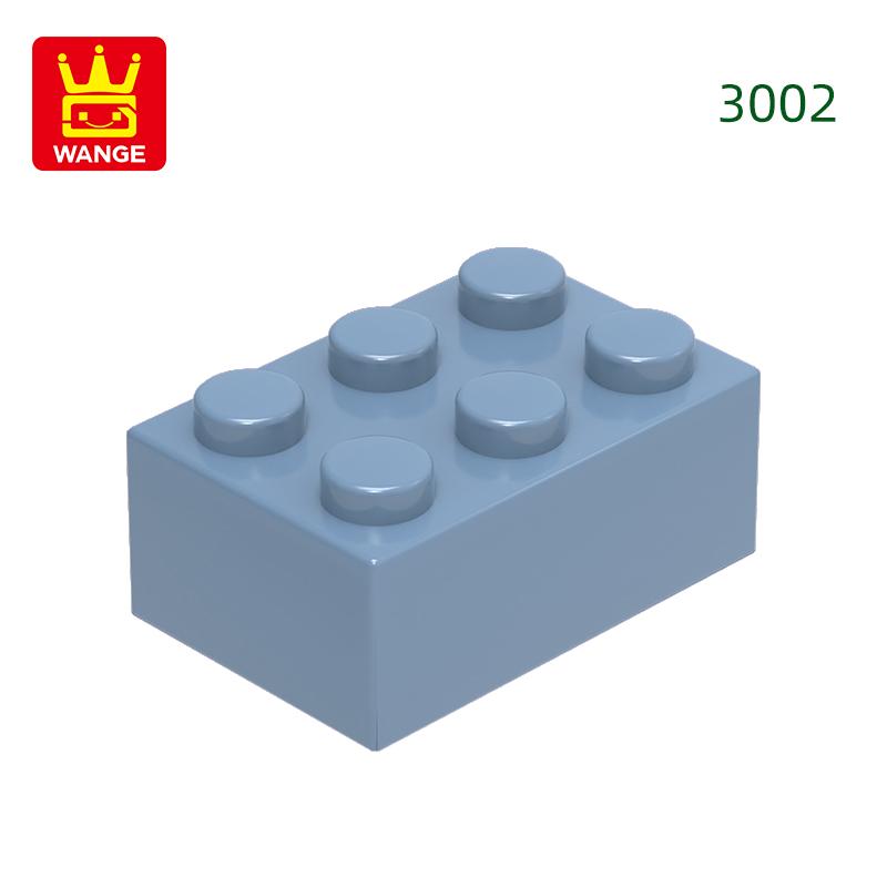 Нетоксичный 55 шт./лот 3002 2x3 Толстые Строительные Блоки Moc Аксессуары Совместимые С Кирпичами Детские Игрушки Подарочная Коробка