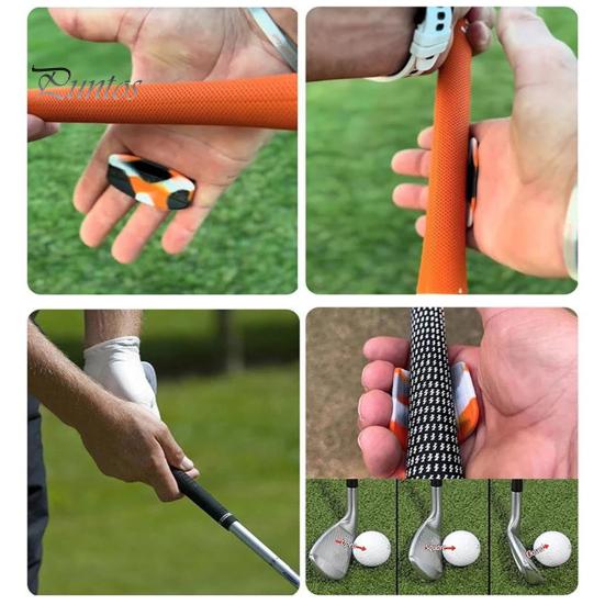 2 шт. Тренажер для гольфа с рукояткой для гольфа, накладка на рукоятку для клюшки T-grip, тренажер для осанки при замахе, аксессуары для гольфа для мужчин и женщин