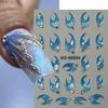 with Diamond Press on Nail Stickers Nail Decals  for DIY Manicure Decorations