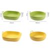 Square Non Stick Oven Accessories Fruit Salad Bowl Microwave Oven Baking Plate Air Fryer Bowl