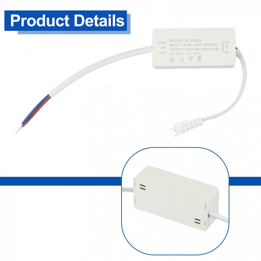 Светодиодный драйвер 1 шт. AC85-265V адаптер для светодиодного освещения