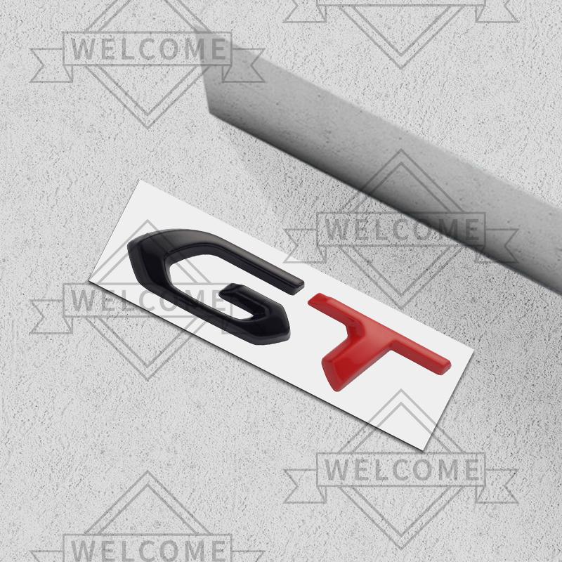 3D Car Stickers GT Emblem Auto Body Badge Trunk Decal For 5008 308 206 3008 2008 4008 RCZ GT Line 208 107 Decoration Accessories