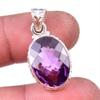 Natural Alexandrite Gemstone 925 Solid Sterling Silver Gift Pendant 1.25" B2J83