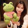 Soft Toy Cartoon Doll Stuffed Animals Sweater Frog Doll Frog Stuffed  Toy Dressing Frog Plush Toy