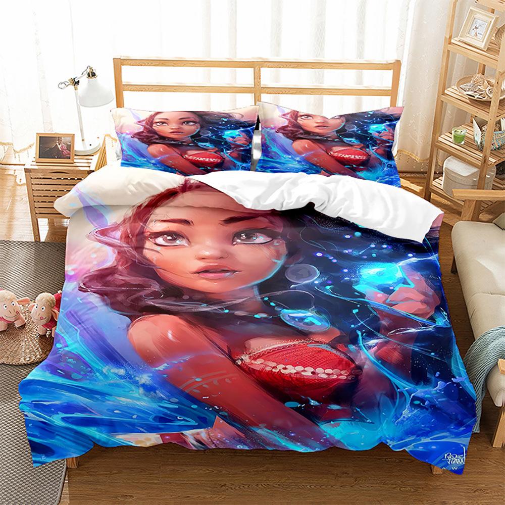 Модная технология печати, 3D цифровая печать, постельное белье, пододеяльники, наволочки, комплекты из трех предметов