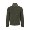 Mountain Warehouse Mens Hayfield Faux Fur Lined Full Zip Fleece Top