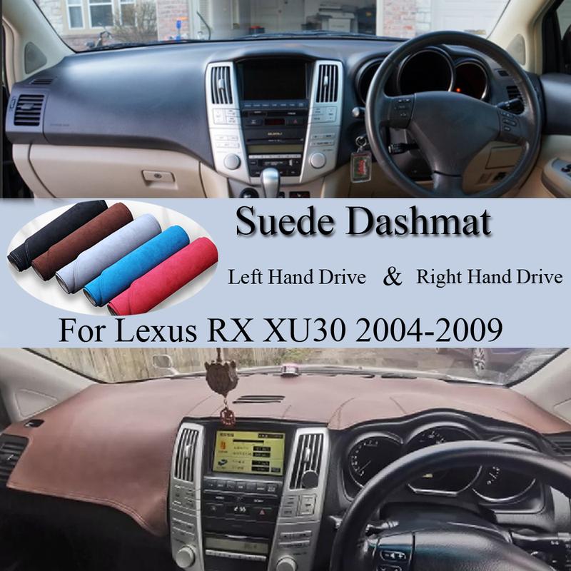 Для Lexus RX XU30 2004-2009 RX300 RX330 RX350 RX400 Замшевая Кожаная Накладка на Панель Приборов Накладка на Приборную Панель Подушка на Приборную Панель Коврик-Защита от Солнца Аксессуар