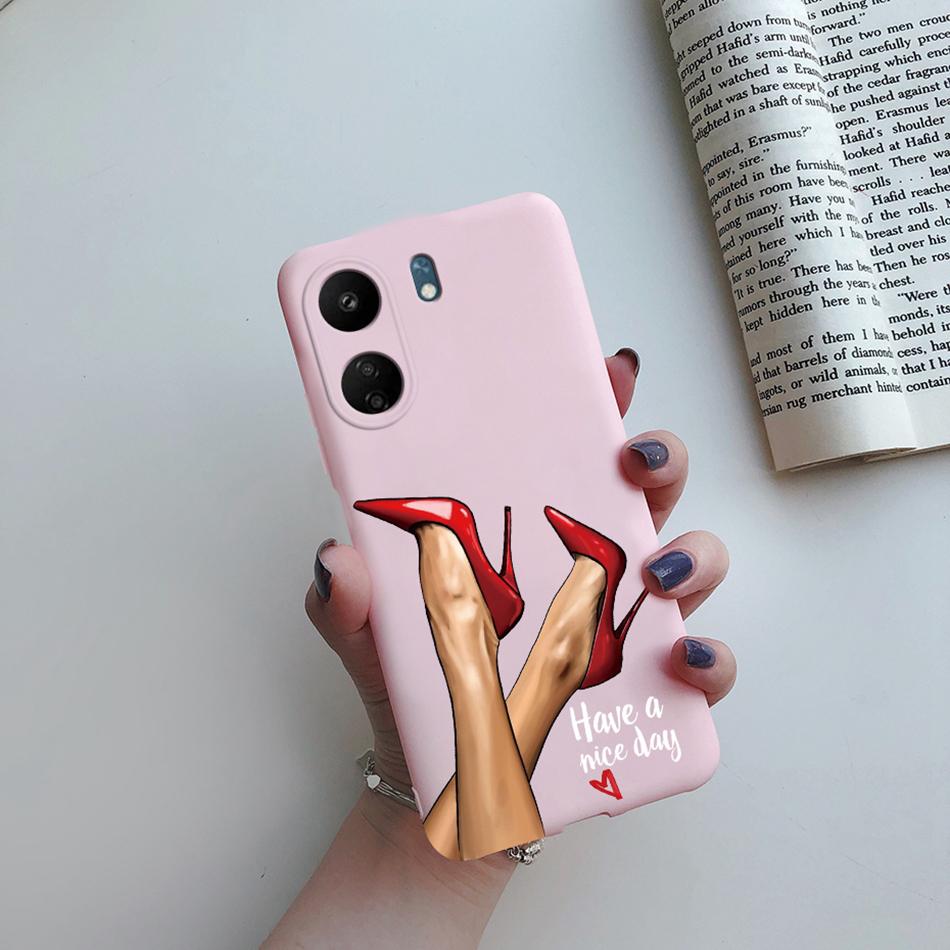 Для Xiaomi Redmi 13C Чехол Супер Мама Малыш Мода Девочки Чехол Мягкий ТПУ Fundas Для Xiaomi Redmi 13C 13 C Redmi13C Чехол для Телефона Coque