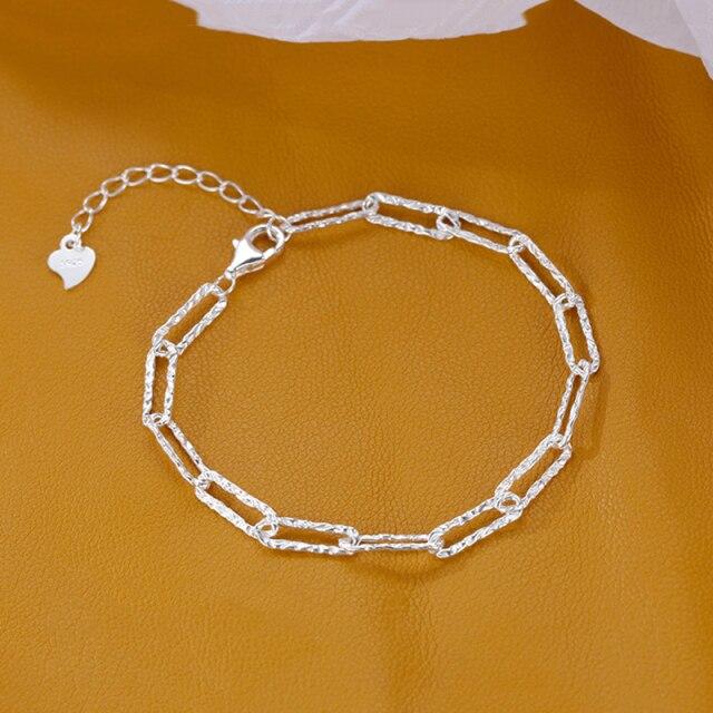 925 стерлингового серебра французский сверкающий браслет для женщин роскошный темперамент подруги ювелирные изделия подарок на вечеринку