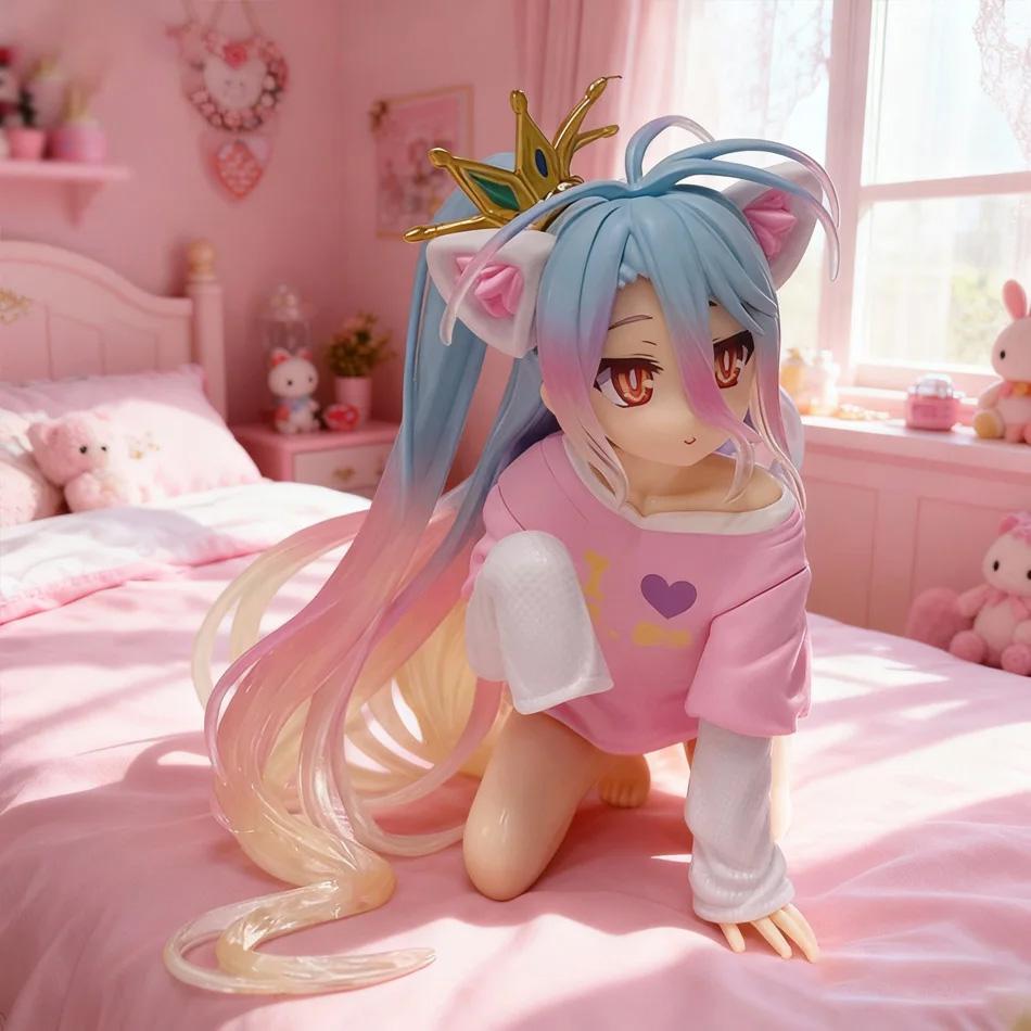 Аниме NGNL No Game No Life White Shiro ПВХ Модель Коллекционная Фигурка Экшн Украшение Игрушка Праздничный Подарок в Наличии