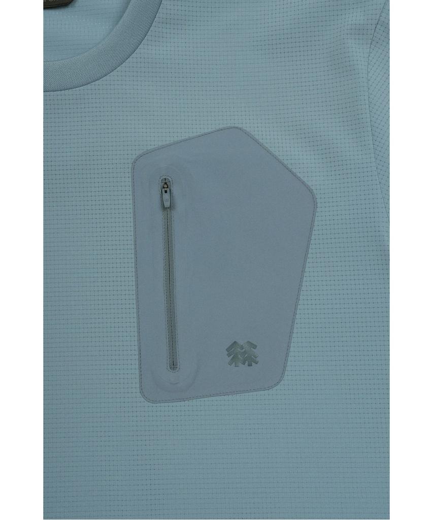 Koolongseupocheu Мужская футболка с круглым вырезом и коротким рукавом из ткани с воздушной точкой Jwtcm26281Loc