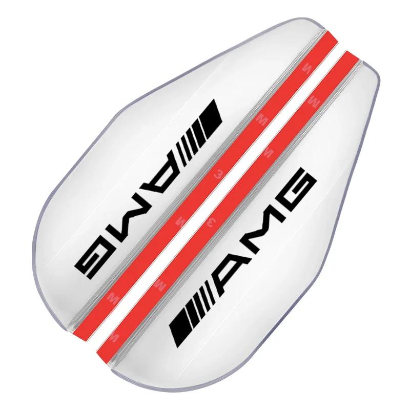 1Pair Car Rearview Mirror Rain Eyebrow Protector Trim Rain Cover for Mercedes Benz AMG W176 W246 W205 W213 GLE GLC B C E Class
