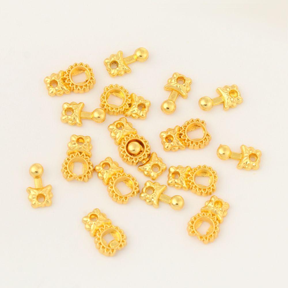 Dolls Sewing Accessories Buttons Doll Bags Clothes DIY Dress Decor Metal Belt Buckle Shoes Buckles