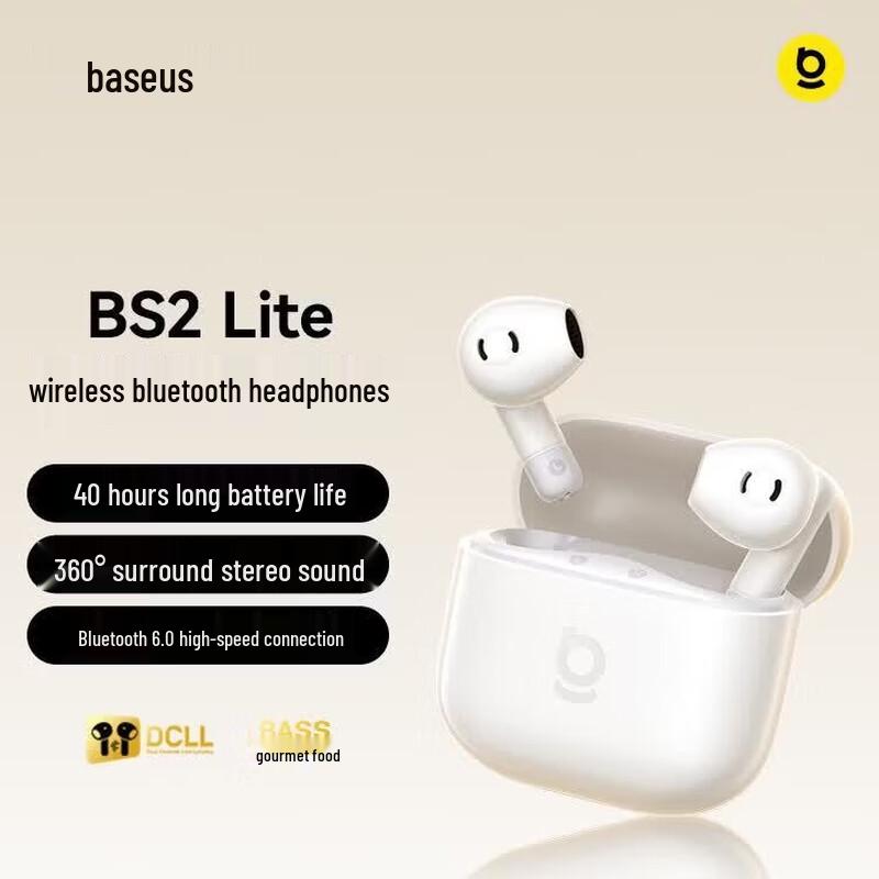 Baseus BS2 Lite Полувкладыши True Wireless Наушники