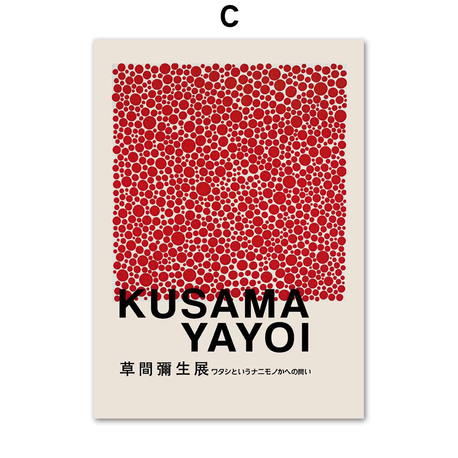 Yayoi Kusam тыквы в горошек абстрактная настенная живопись на холсте постеры на скандинавскую тему и принты настенные панно для декора гостиной