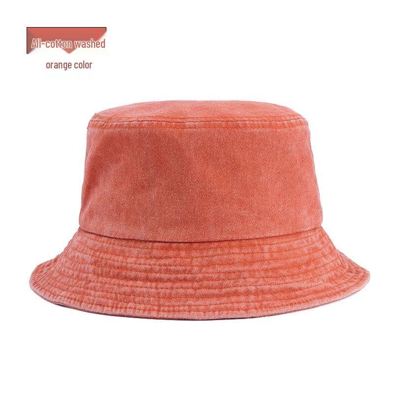 Vintage Hip-Hop Washed Cotton Bucket Hat